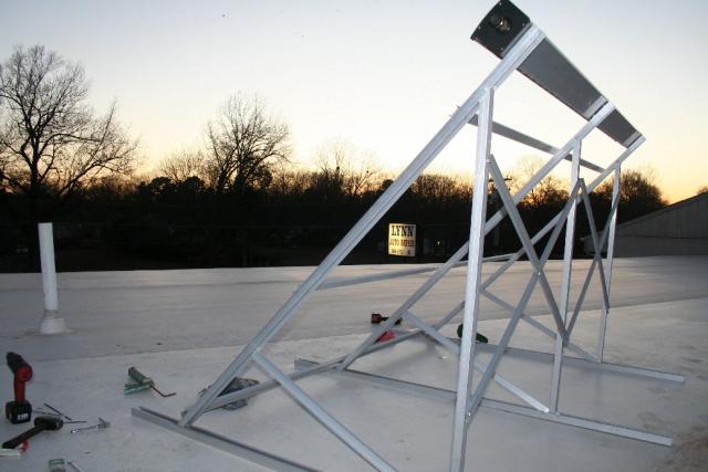 Solar Collector Sees Sun Set