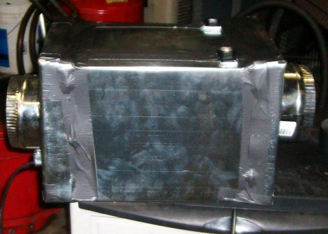Solar Heat Exchanger with duct tape